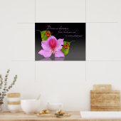 Inspirerend voor orchidee bloemenfotografie poster (Keuken)