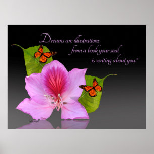 Inspirerend voor orchidee bloemenfotografie poster