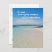 Inspirerend voor zelfontdekking briefkaart (Voorkant / Achterkant)