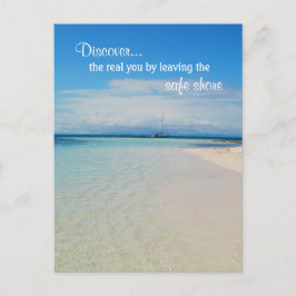 Inspirerend voor zelfontdekking briefkaart