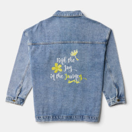 Inspirerend vreugde in de reis denim jacket