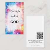 *~ Inspirerend vriendelijkheid LAAT GOD AP62 Nota Notitiekaartje (Voorkant / Achterkant)