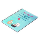 Inspirerend vriendschap Citaat Stomme Dierenschets Notitieboek (Linkerzijde)