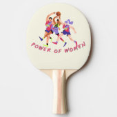 Inspirerend Vrouw atleten Tafeltennisbatje (Voorkant)