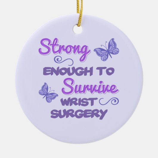 Inspirerend vrouwelijke polschirurgie keramisch ornament (Voorkant)