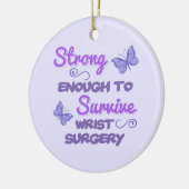 Inspirerend vrouwelijke polschirurgie keramisch ornament (Links)