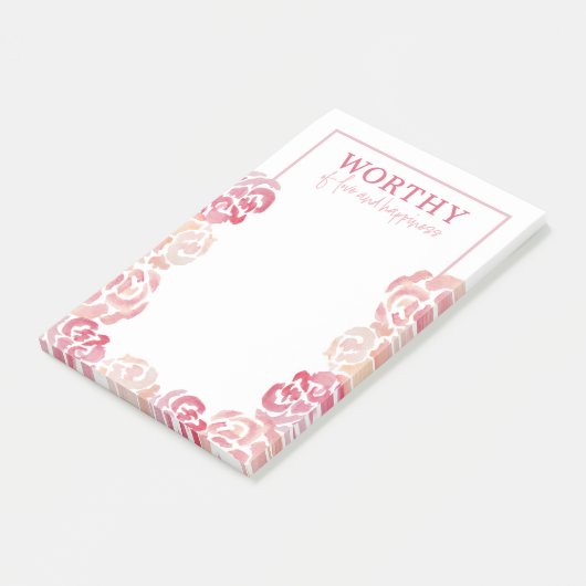 Inspirerend Vrouwen Empowerment Post-it® notes (Schuin)