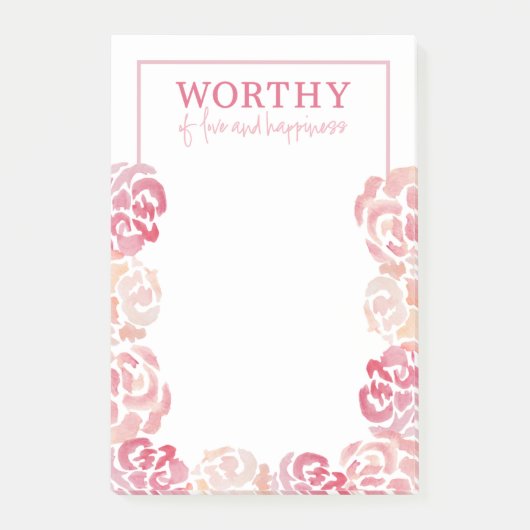 Inspirerend Vrouwen Empowerment Post-it® notes (Voorkant)