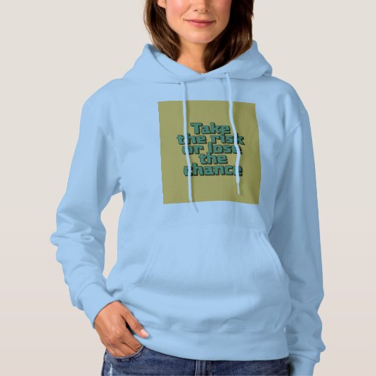 Inspirerend Vrouwen Graphic Hoodie (Voorkant)