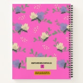 Inspirerend vrouwenkrant notitieboek (Achterkant)