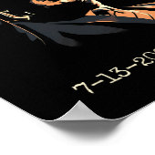 Inspirerend vuistpomp 13 juli 2024 poster (Hoek)