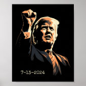 Inspirerend vuistpomp 13 juli 2024 poster (Voorkant)