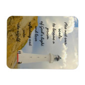 Inspirerend vuurtoren magneet (Horizontaal)