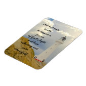 Inspirerend vuurtoren magneet (Linkerzijde)