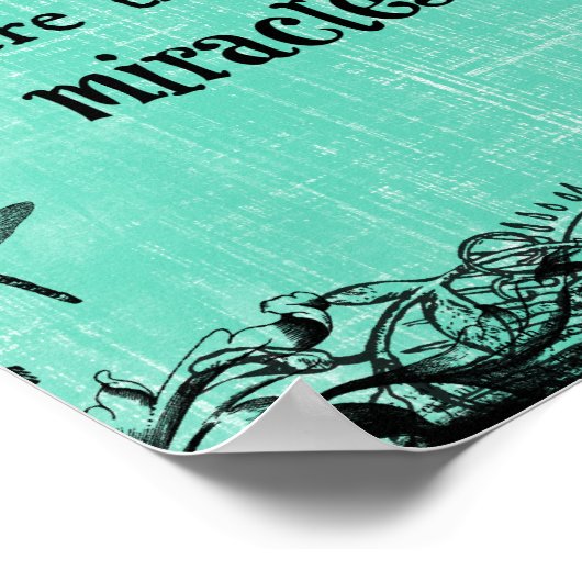 Inspirerend waar hoop is, Faith Quote Poster (Hoek)