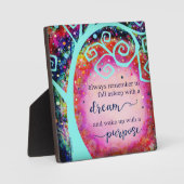 Inspirerend wakker worden met een doelgerichte off fotoplaat (Voorkant)