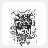 Inspirerend wand sticker (Voorkant)