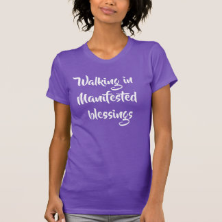 Inspirerend Wandelen in Geopenbaarde Zegeningen T-shirt