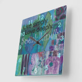 Inspirerend wandklok (Hoek)