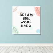 Inspirerend wandkunst canvas afdruk (Insitu (Houten vloer))