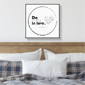 Inspirerend wandkunst canvas afdruk (Insitu (Slaapkamer))