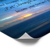 Inspirerend wandkunst Chronische ziekte Poster (Hoek)