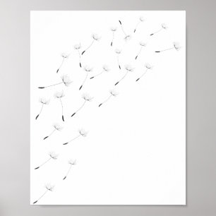 Inspirerend wandkunst, Natuur Dandelion Poster