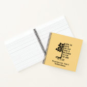 Inspirerend WANNEER DE ROOTS DE DIEP-prentenagenda Notitieboek (Binnen)