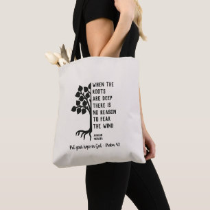 Inspirerend WANNEER DE WEGEN DIEP AANgepast ZIJN Tote Bag