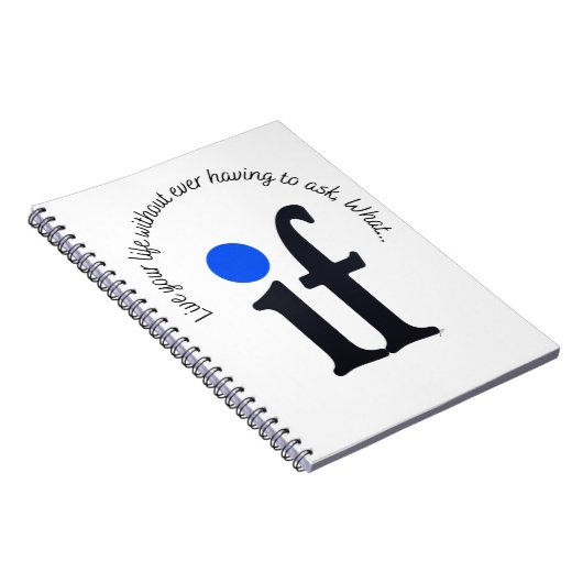 Inspirerend 'Wat als'-Notitieblok Notitieboek (Rechterzijde)