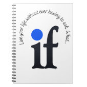 Inspirerend 'Wat als'-Notitieblok Notitieboek (Voorkant)