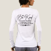 Inspirerend Wees Aardig Tri-Blend Shirt (Achterkant)
