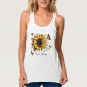 Inspirerend wees de Zonneschijn Golvend Tanktop me (Voorkant)