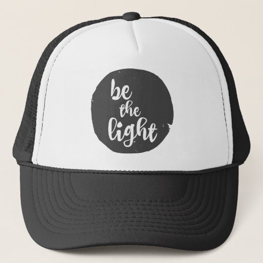 Inspirerend Wees het Licht Trucker Pet (Voorkant)