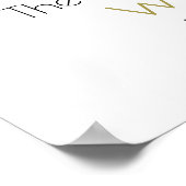 Inspirerend weldoencitaat met witte boeddha poster (Hoek)