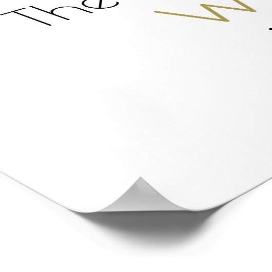 Inspirerend weldoencitaat met witte boeddha poster (Hoek)