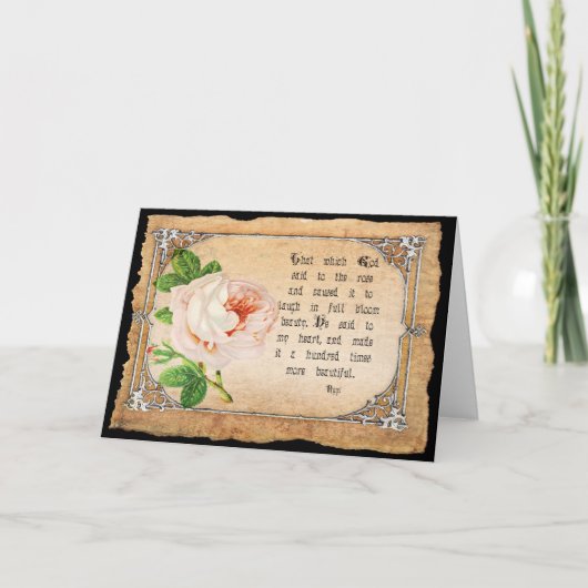 Inspirerend Wenskaart Kaart (Voorkant)