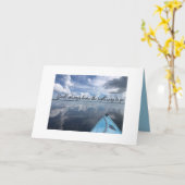 Inspirerend wenskaart kaart (Gele Bloem)