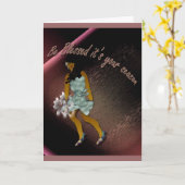 Inspirerend wenskaart kaart (Gele Bloem)