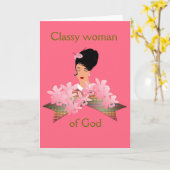 Inspirerend wenskaart kaart (Gele Bloem)