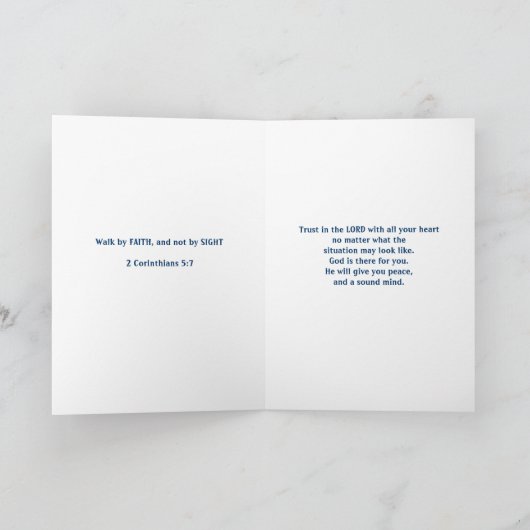 Inspirerend wenskaart met scripture kaart (Binnen)