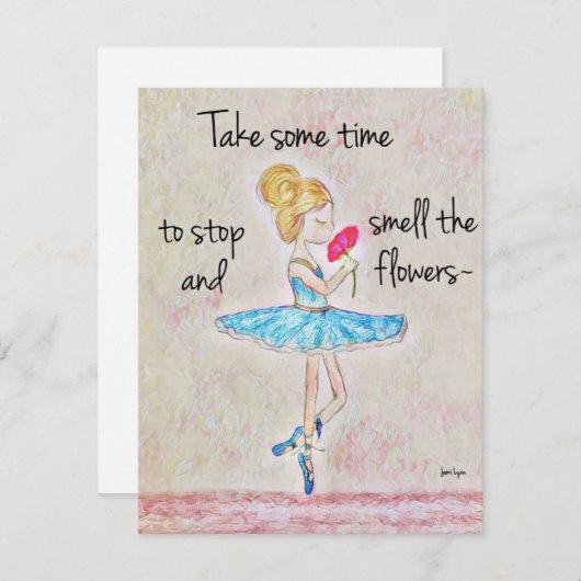 Inspirerend Wenskaart Personaliseer het (Voorkant / Achterkant)