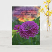 Inspirerend wenskaart vertrouwen citeert geschenke kaart (Gele Bloem)