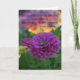 Inspirerend wenskaart vertrouwen citeert geschenke kaart
