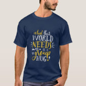 Inspirerend Wereldvredesgroep zonder oorlog T-shirt (Voorkant)