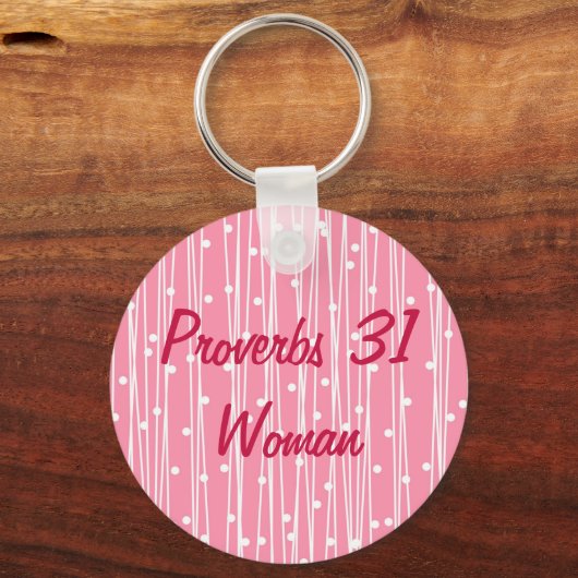 Inspirerend werkwoorden 31 Vrouw Sleutelhanger (Voorkant)