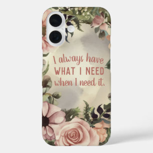 Inspirerend wet inzake aantrekkingskracht Motivati iPhone 16 Hoesje