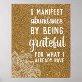 Inspirerend wet inzake aantrekkingskracht Motivati Poster (Voorkant)