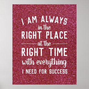 Inspirerend wet inzake aantrekkingskracht Motivati Poster