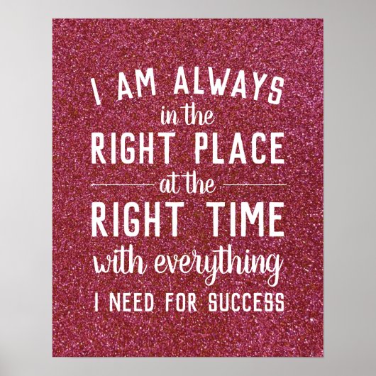 Inspirerend wet inzake aantrekkingskracht Motivati Poster (Voorkant)